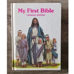 My First Bible Catholic Edition Hardcover 1991 Regina Press Kids Religious Book